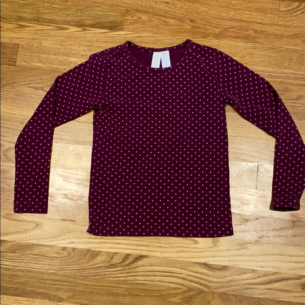 Polka dot Matilda Jane long sleeve shirt